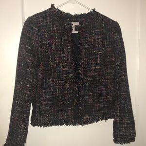 H&M tweed, multicolored blazer